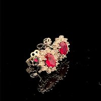 Earrings Cianfrone Gioielli Woman in Gold Rubino 1.18 Ct OROR-39-198 - OROR-39-198